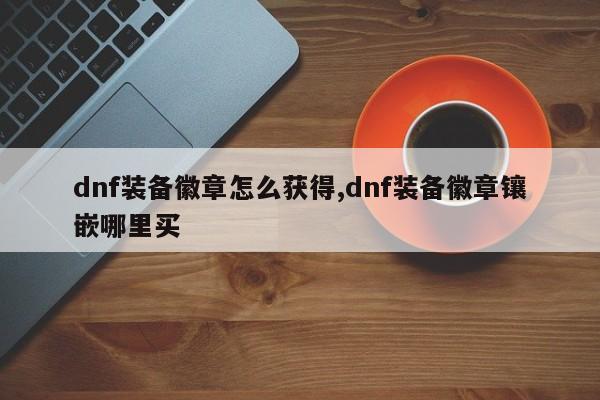 dnf装备徽章怎么获得,dnf装备徽章镶嵌哪里买