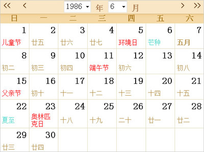 1986年12月25日是什么星座(万年历1986年12月25日)