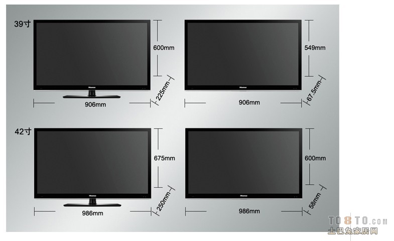 电视尺寸对照表(电视尺寸对照表图片)