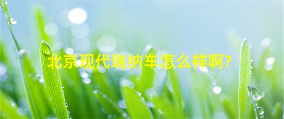 北京现代瑞纳车怎么样(北京现代瑞纳车怎么样值得买吗)